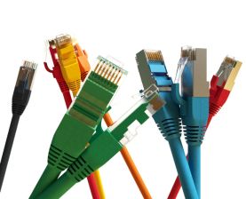 Шнур комм. Hyperline, кат. 6, экр., STP, RJ45/RJ45, LSZH, AWG24 15м, чёрный