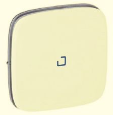 (Архив)Клавиша для выключателя Legrand Valena Allure, 1, с подсветкой и индикацией, окошко для индикации, цвет: слоновая кость, (LEG.755276)
