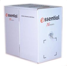 (Архив)Кабель витая пара Nexans Essential-5, LSZH, F/UTP, кат. 5е, проводник Ø 0,51мм, 1 000м, катушка, тип прокладки: внутри зданий, цвет: оранжевый