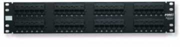 (Архив)Комм. патч-панель AMP, 19", 1HU, портов: 48 х RJ45, кат. 5е, универсальная, неэкр., цвет: чёрный, (0-1711284-1)