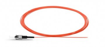 Пигтейл Lanmaster, ST/PC, OM2 50/125, 2м, чёрный хвостовик, цвет: оранжевый