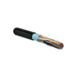 Кабель многопарный Hyperline, F/UTP, 10 пар., кат. 3, Ø 9мм, PE, снаружи зданий, цвет: чёрный