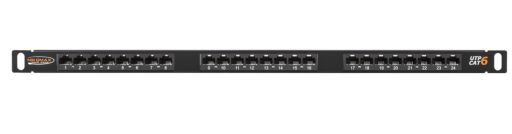 Коммутационная патч-панель Nikomax NMC-RP24UE2-HU-BK