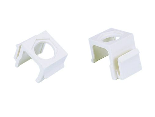 Вставка в розеточную панель Hyperline KJ1-COAX-WH