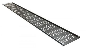 Организатор комм. шнуров Hyperline CDV, 42HU, 1868х150х9 мм (ВхШхГ), вертикальный, для шкафов, цвет: чёрный, (перфорированный) 