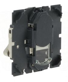 Розетка информационная Legrand Celiane, 1x RJ45, кат. 6, неэкр., 112х109 мм (ВхШ), цвет: чёрный, (LEG.067344)