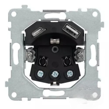 Розетка электрическая Rikett Classic, 2к+З+USB, 16А (32137)