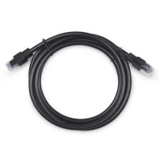 Шнур комм. Cabeus, кат. 6A, неэкр., U/UTP, RJ45/RJ45, 500 МГц PE, AWG24 10м, чёрный