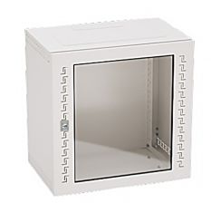 Шкаф телекоммуникационный настенный DKC IT-STI, 19", 12U, 600х600х400 мм (ВхШхГ), дверь: стекло, сварной, цвет: серый