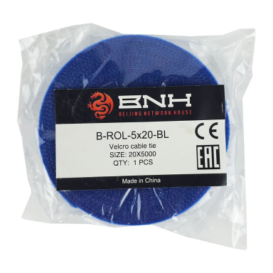 Лента липучая BNH B-ROL-5x20-BL