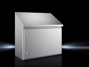 (Архив)Шкаф электротехнический настенный Rittal HD, IP66, 601х610х300 мм (ВхШхГ), монтажая панель: 355х549 мм, дверь: металл, металл, цвет: серый