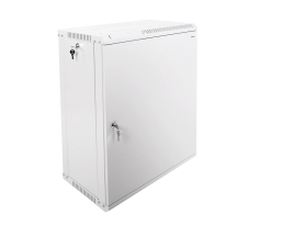 Шкаф телекоммуникационный настенный ЦМО ШРН-Э, 19", 15U, 742х600х350 мм (ВхШхГ), дверь: металл, разборный, цвет: серый