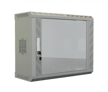Шкаф телекоммуникационный настенный Hyperline TWS-0925-GP-RAL7035