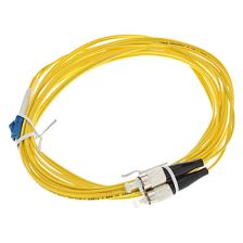 (Архив)Комм. шнур оптический NTSS Tight Buffer, Duplex FC/ST, OS2 9/125, PVC, 3м, цвет: жёлтый