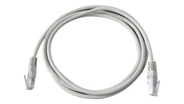 (Архив)Шнур комм. BNH, кат. 5е, неэкр., U/UTP, RJ45/RJ45, PVC, AWG24 1.5м, серый
