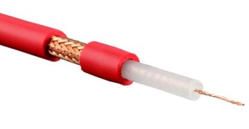 Кабель коаксиальный Belden RG-59, PVC, однослойный экран +95%, 75 Ом, d 6,1, цвет: красный