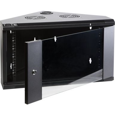 Шкаф телекоммуникационный настенный TWT TWT-CBWTG-6U-6x4-BK