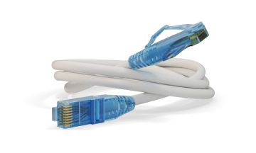 Шнур комм. Hyperline, кат. 6, неэкр., U/UTP, RJ45/RJ45, LSZH, AWG24 10м, белый