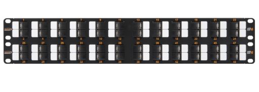 Коммутационная патч-панель Nikomax NMC-RP48UE2-AN-2U-BK