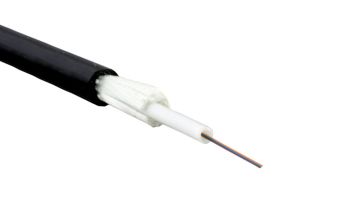 Кабель ВО Belden Loose tube,  8хОВ, OS2 9/125, PE, Ø 7,1мм, снаружи зданий, диэлектрический, цвет: чёрный