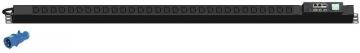 (Архив)Блок силовых розеток Hyperline IP-PDU, IEC 60320 С13 х 30, вход IEC 309 16A 2P+E, шнур 3 м, 1438х44,5х68 мм (ВхШхГ), 16А, 19", чёрный