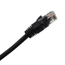 Шнур комм. BNH, кат. 6, неэкр., U/UTP, RJ45/RJ45, 250 МГц LSZH, AWG24 0.3м, чёрный