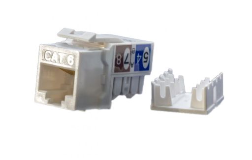 Модуль Hyperline KJ9-8P8C-C6-90-WH