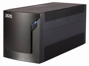 ИБП Powercom RAPTOR, 1500ВА, линейно-интерактивный, напольный, 146х360х164 (ШхГхВ), 230V,  однофазный, Ethernet, (RPT-1500AP)