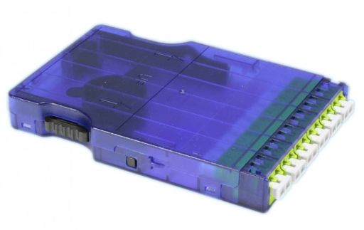 Кассета оптическая Hyperline PPTR-CSS-1-6xDLC-SM/GN-BL