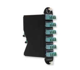 (Архив)Кассета MPO Nexans LANmark-OF MPO, standard, 12хОВ, LC (MM), OM4 50/125, цвет: чёрный