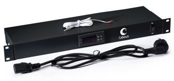 Микропроцессорная контрольная панель Cabeus, 1U, JG01-BK