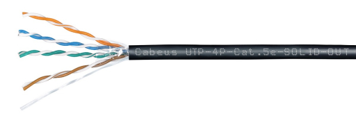 Кабель витая пара Cabeus UTP-4P-Cat.5e-SOLID-OUT-LSZH-UV-50