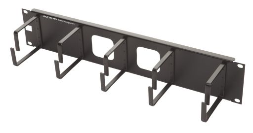 Организатор коммутационных шнуров Eurolan 25B-2U-02BL