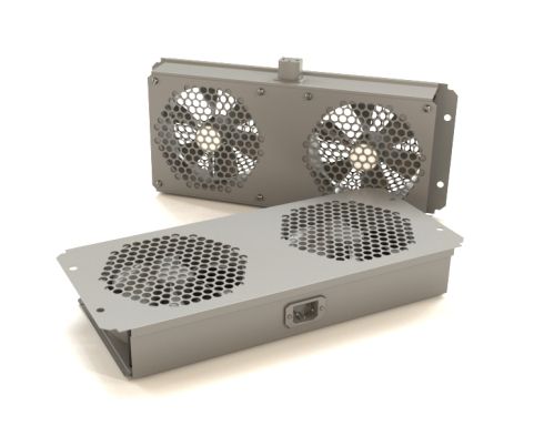 Вентиляторный модуль Hyperline TFAB-T2FR-RAL7035