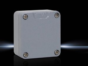 Шкаф электротехнический настенный Rittal, IP66, 64х58х34 мм (ВхШхГ), дверь: металл, алюминий, цвет: серый