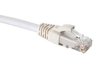 Шнур комм. Eurolan, кат. 6, неэкр., U/UTP, RJ45/RJ45, LSZH, AWG26, 0.5м, белый