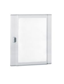 Дверь (к щиту) Legrand XL³ 160, выгнутая, стекло, для щитов h=600mm, цвет: серый