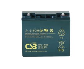 Аккумулятор для ИБП CSB Battery EVX, 167х76,2х181 мм (ВхШхГ),  необслуживаемый свинцово-кислотный,  12V/20 Ач, (EVX 12200)