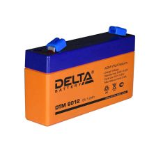 Аккумулятор для ИБП Delta Battery DTM, 58х24х97 мм (ВхШхГ),  Необслуживаемый свинцово-кислотный,  6V/1,2 Ач, цвет: оранжевый, (DTM 6012)