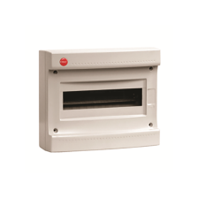 Щит электрический настенный DKC RAM base IP40, 1ряд. 12мод., дверь: без двери, корпус: пластик, цвет: серый