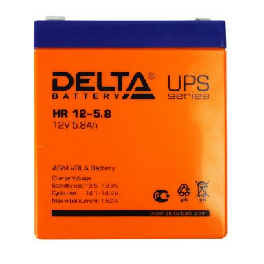 Аккумулятор для ИБП Delta Battery HR 12-5.8