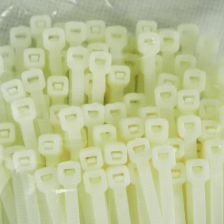 Стяжка кабельная BNH, неоткрывающаяся, 3,6 мм Ш, 370 мм Д, 100 шт, материал: нейлон, цвет: белый