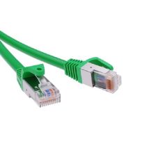 Шнур комм. DKC, кат. 6, экр., F/UTP, RJ45/RJ45, LSZH, AWG26, 5м, зелёный, гибкий, многожильный