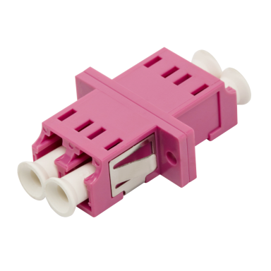 Проходной адаптер оптический Lanmaster LAN-2LCS/NF-AM-OM4