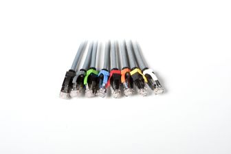 (Архив)Шнур комм. Nexans LANmark-6 10G, кат. 6, экр., RJ45/RJ45, 500 МГц LSZH, 10м, серый