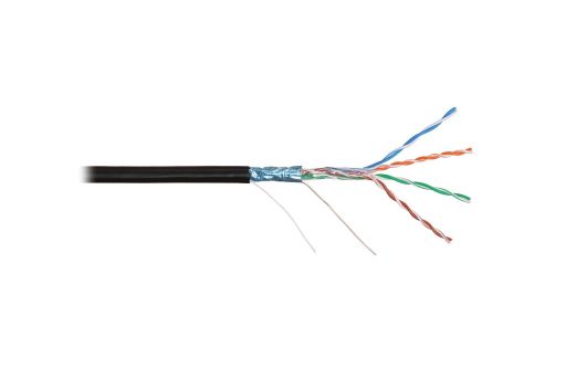 Кабель витая пара Nikolan NKL 2700B-BK