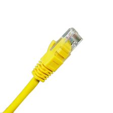 Шнур комм. BNH, кат. 6, неэкр., U/UTP, RJ45/RJ45, 250 МГц LSZH, AWG24 5м, жёлтый