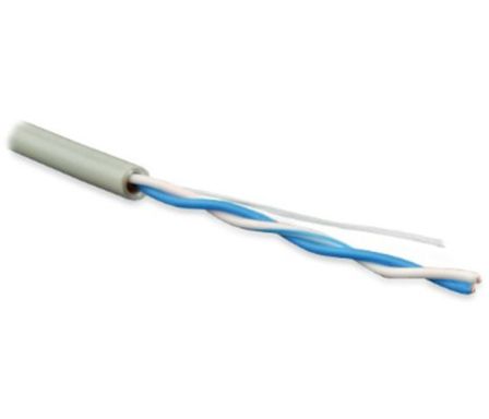 Кабель витая пара Hyperline UUTP1-C5-S24-IN-LSZH-GY-500