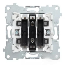 Выключатель Rikett Classic, трехклавишный, без подсветки, 10А (32088)