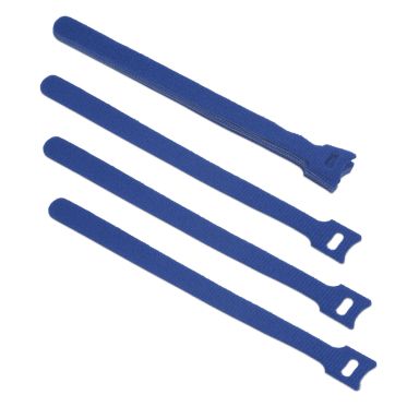 Стяжка кабельная на липучке Cabeus CLAMP-210-BL